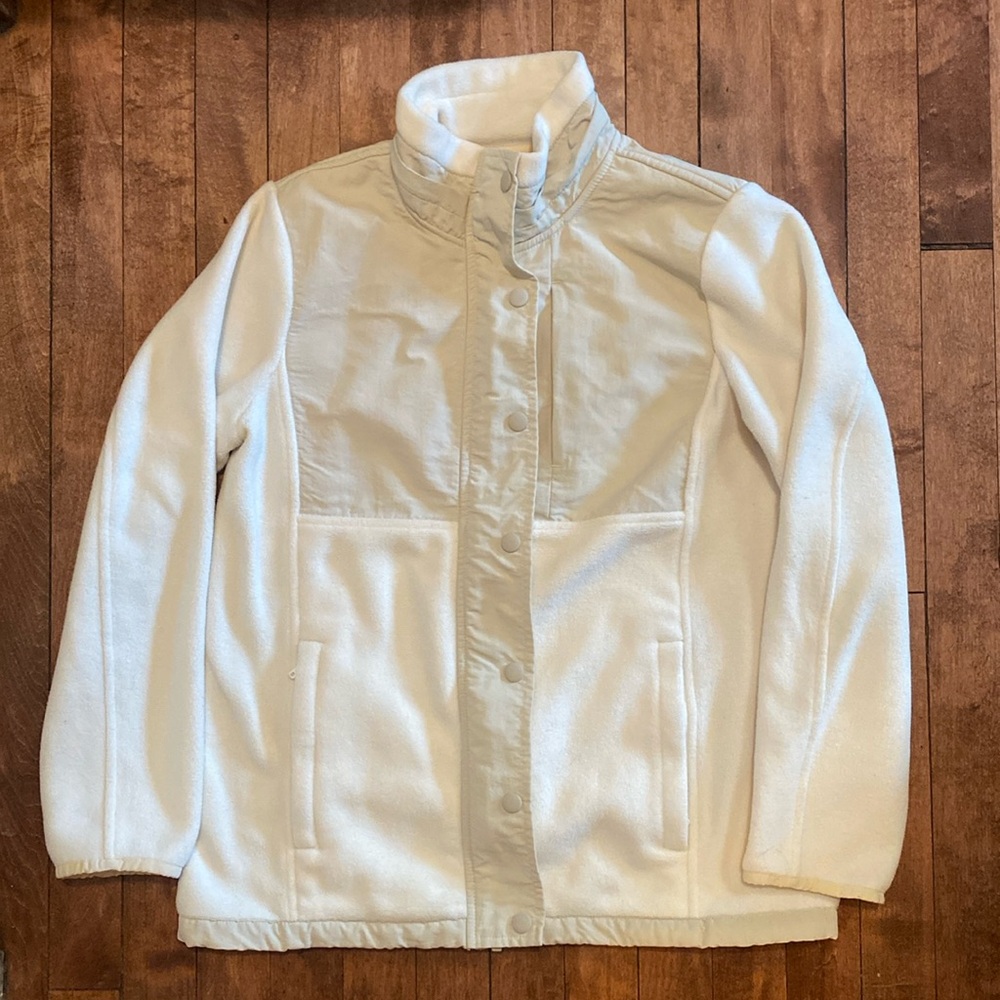 Land’s End off white fleece